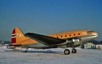 Photo: Fred Olsen Airtransport, Curtiss C-46 Commando, LN-FOR
