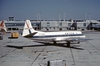 Photo: United Airlines, Vickers Viscount 700, N7449